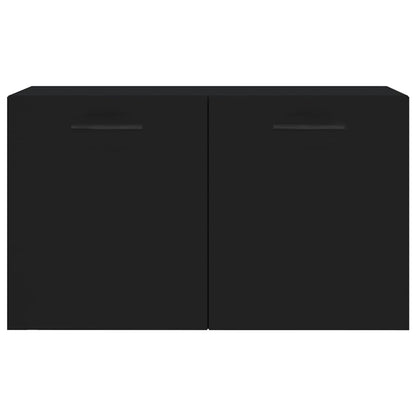 Wall Cabinet Black 60x36,5x35 cm Engineered Wood