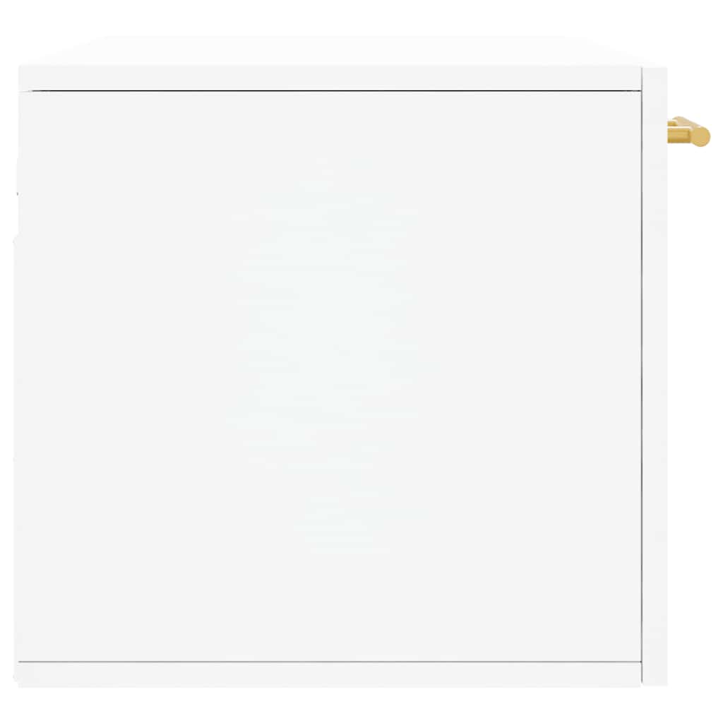 Wall Cabinet White 80x36.5x35 cm Engineered Wood