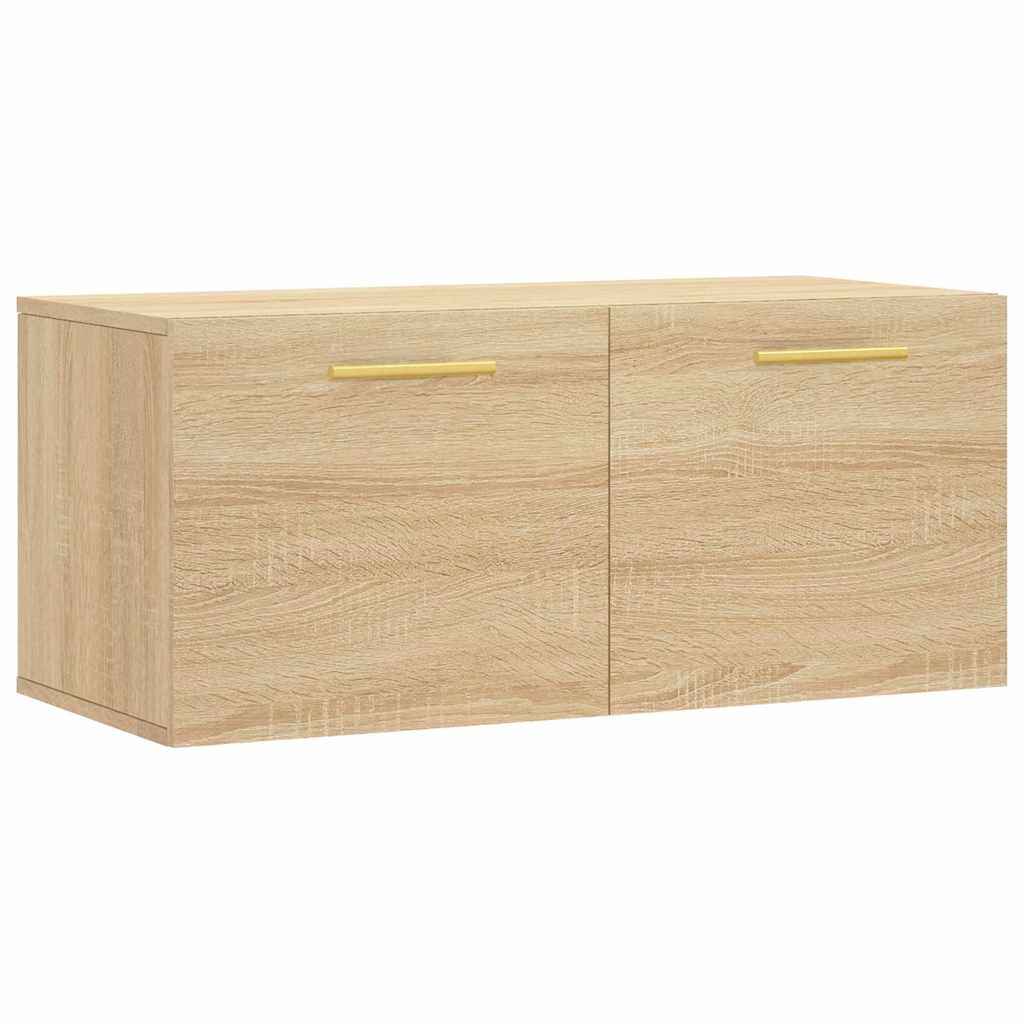 Wall Cabinet Sonoma Oak 80x36.5x35 cm Engineered Wood