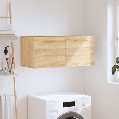 Wall Cabinet Sonoma Oak 80x36.5x35 cm Engineered Wood