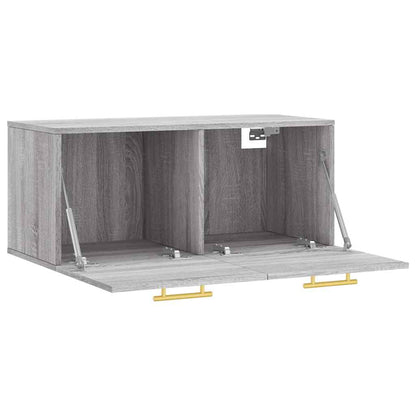 Wall Cabinet Grey Sonoma 80x36,5x35 cm Engineered Wood