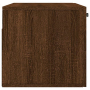Wall Cabinet Brown Oak 80x36.5x35 cm Engineered Wood