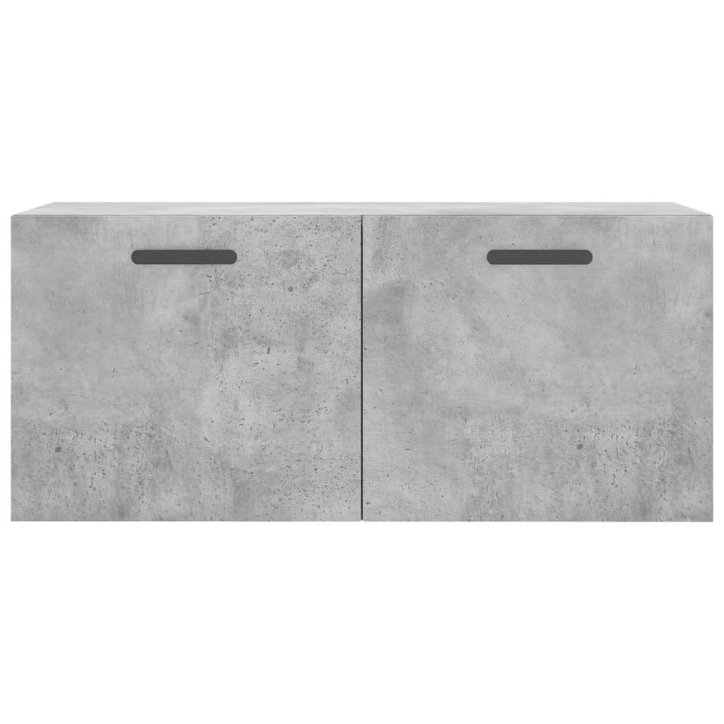 Wall Cabinet | Concrete Grey | Engineered Wood | 80x36.5x35 cm