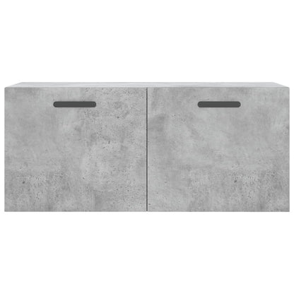 Wall Cabinet | Concrete Grey | Engineered Wood | 80x36.5x35 cm