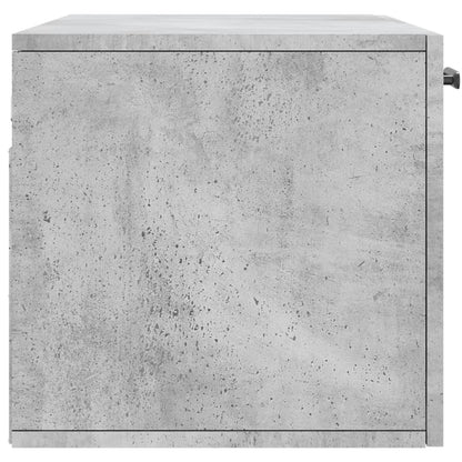 Wall Cabinet | Concrete Grey | Engineered Wood | 80x36.5x35 cm