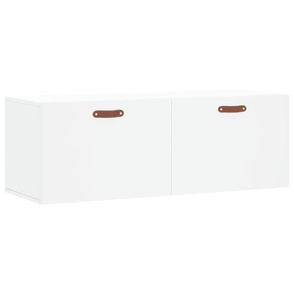Wall Cabinet White 100x36,5x35 cm Engineered Wood