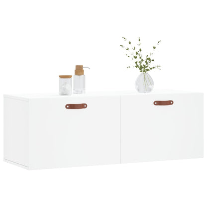 Wall Cabinet White 100x36,5x35 cm Engineered Wood