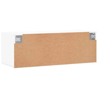 Wall Cabinet White 100x36,5x35 cm Engineered Wood