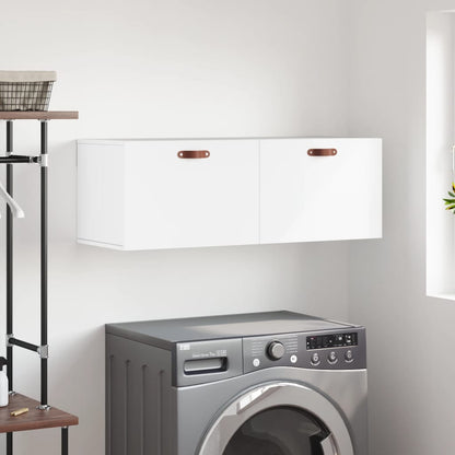 Wall Cabinet White 100x36,5x35 cm Engineered Wood