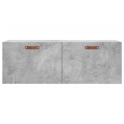 Wall Cabinet Concrete Grey 100x36,5x35 cm Engineered Wood
