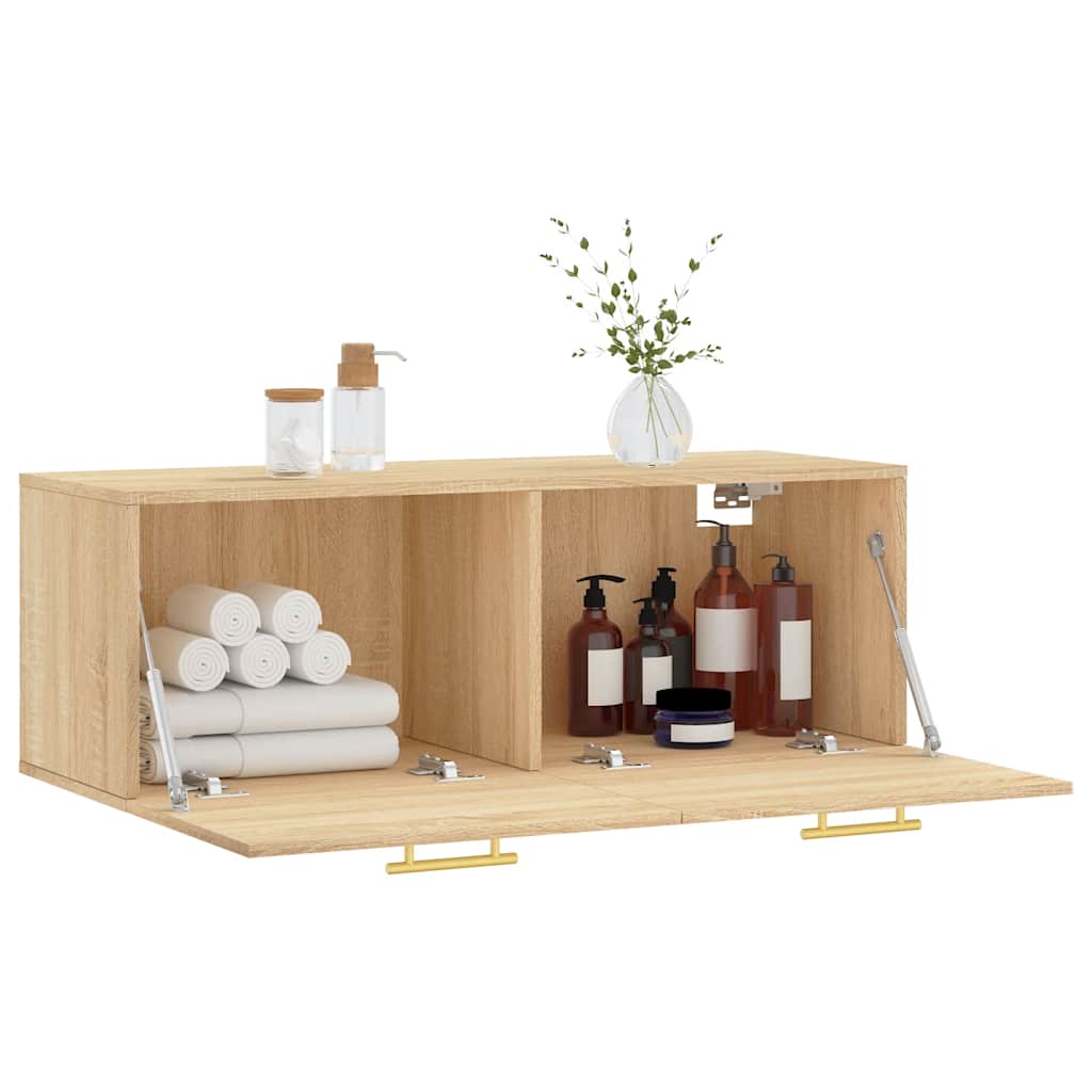 Wall Cabinet Sonoma Oak 100x36,5x35 cm Engineered Wood