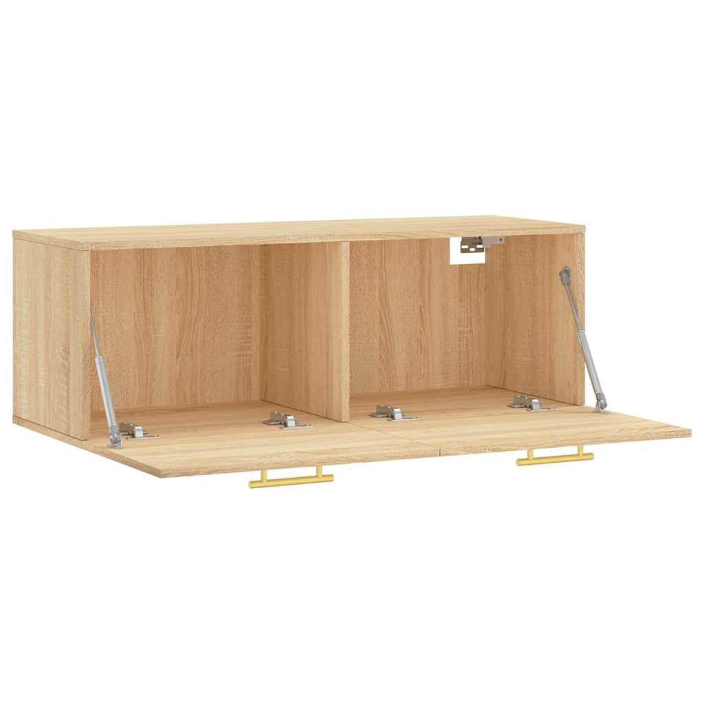Wall Cabinet Sonoma Oak 100x36,5x35 cm Engineered Wood