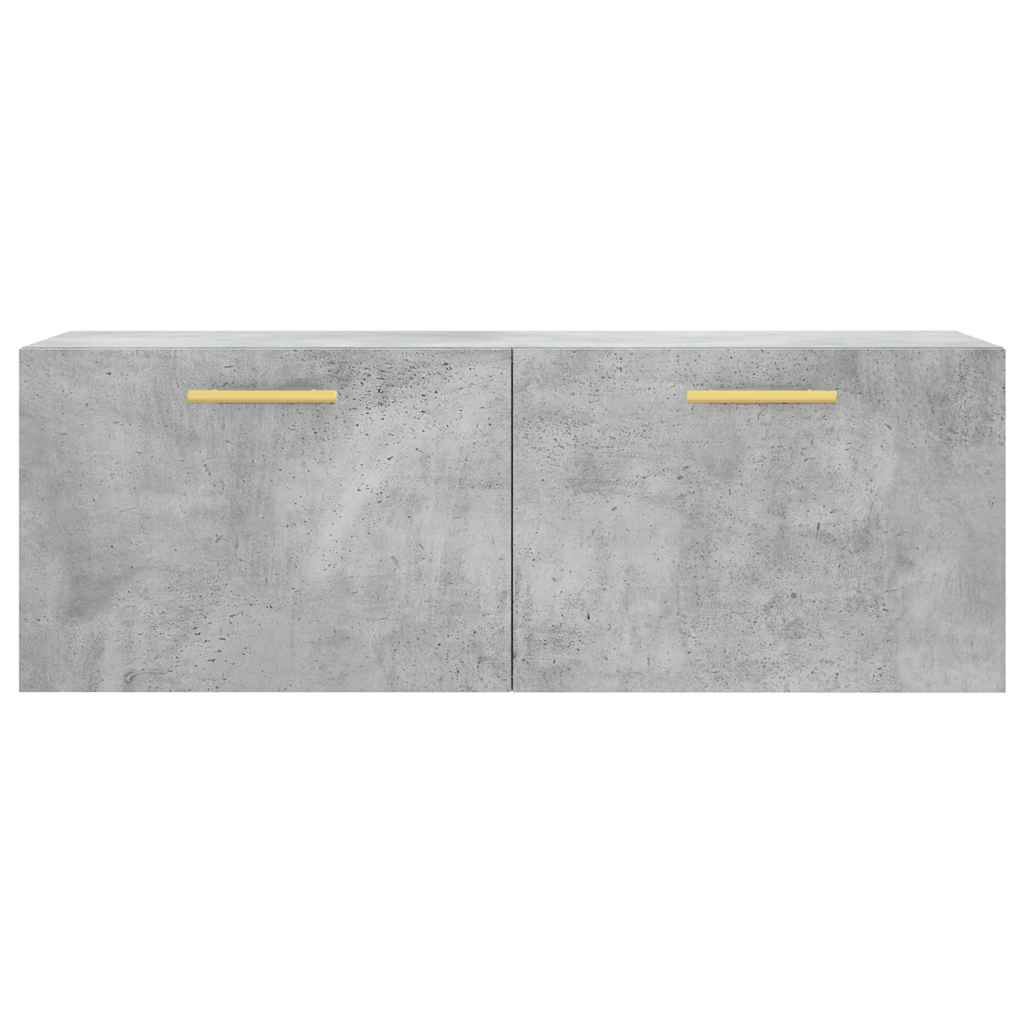 Wall Cabinet Concrete Grey 100x36.5x35 cm Engineered Wood