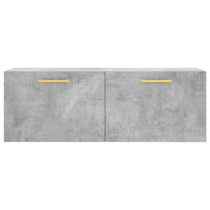 Wall Cabinet Concrete Grey 100x36.5x35 cm Engineered Wood