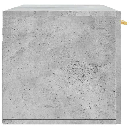 Wall Cabinet Concrete Grey 100x36.5x35 cm Engineered Wood