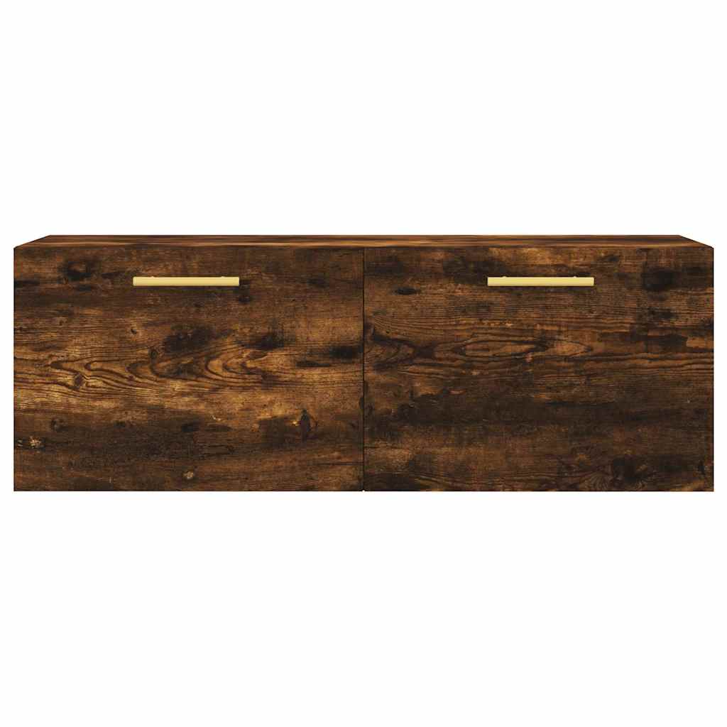 Wall Cabinet | Smoked oak | Engineered wood | Wall Cabinet | Rectangular