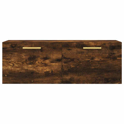 Wall Cabinet | Smoked oak | Engineered wood | Wall Cabinet | Rectangular