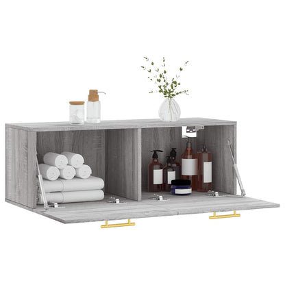 Wall Cabinet | Grey Sonoma | Engineered wood | Medium | Wall Cabinet