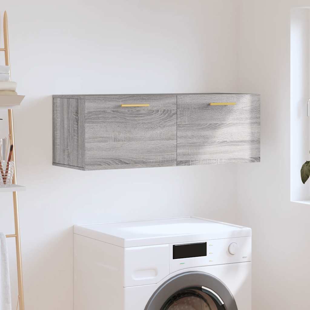 Wall Cabinet | Grey Sonoma | Engineered wood | Medium | Wall Cabinet