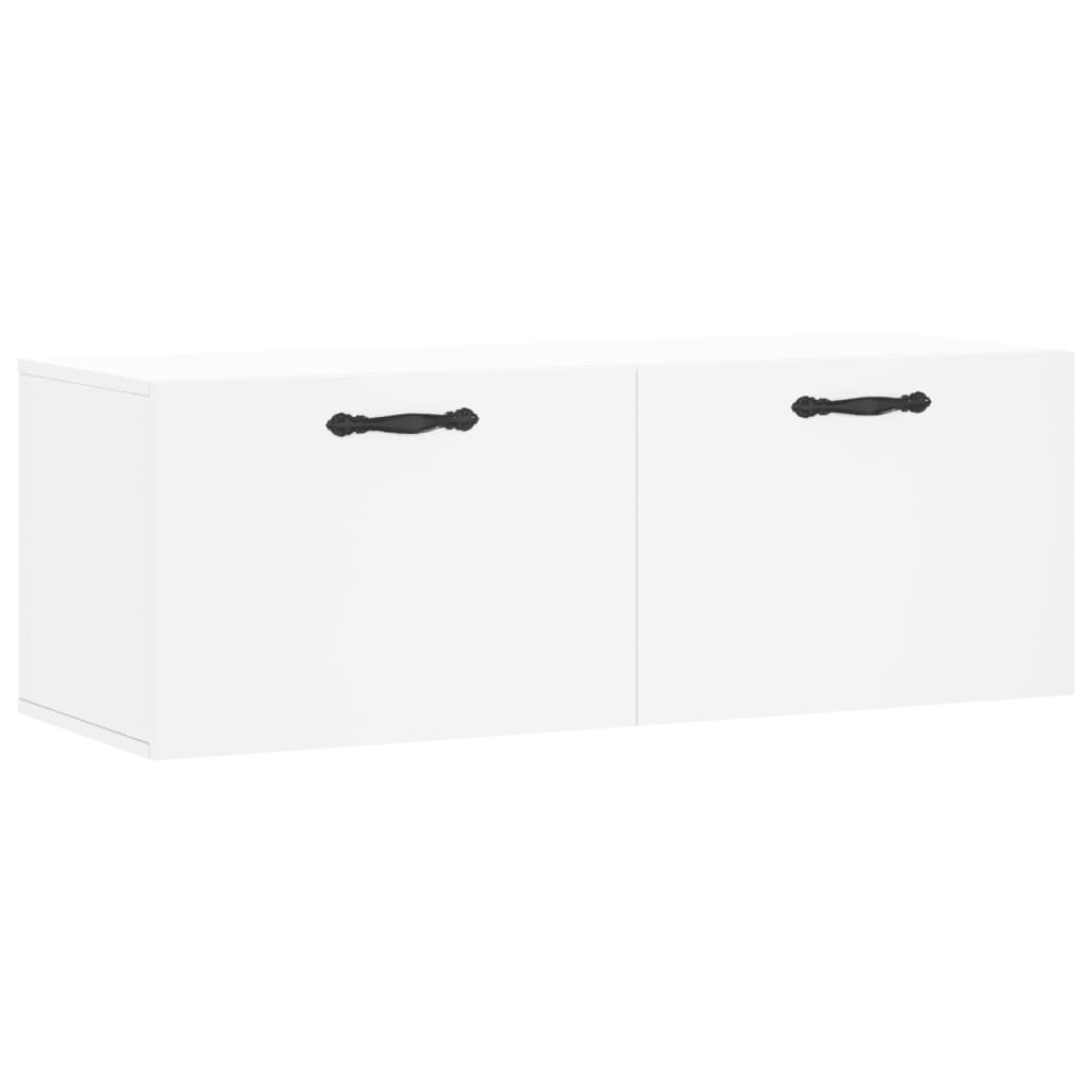 Wall Cabinet White 100x36,5x35 cm Engineered Wood