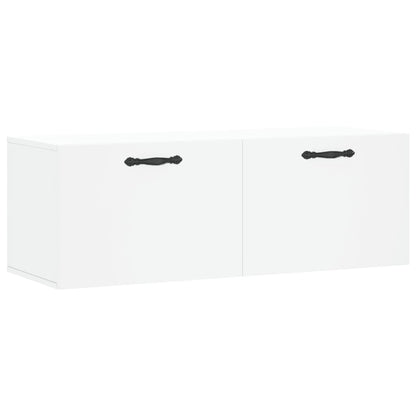 Wall Cabinet White 100x36,5x35 cm Engineered Wood