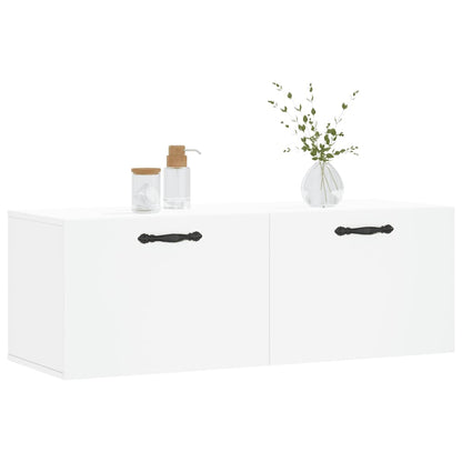 Wall Cabinet White 100x36,5x35 cm Engineered Wood