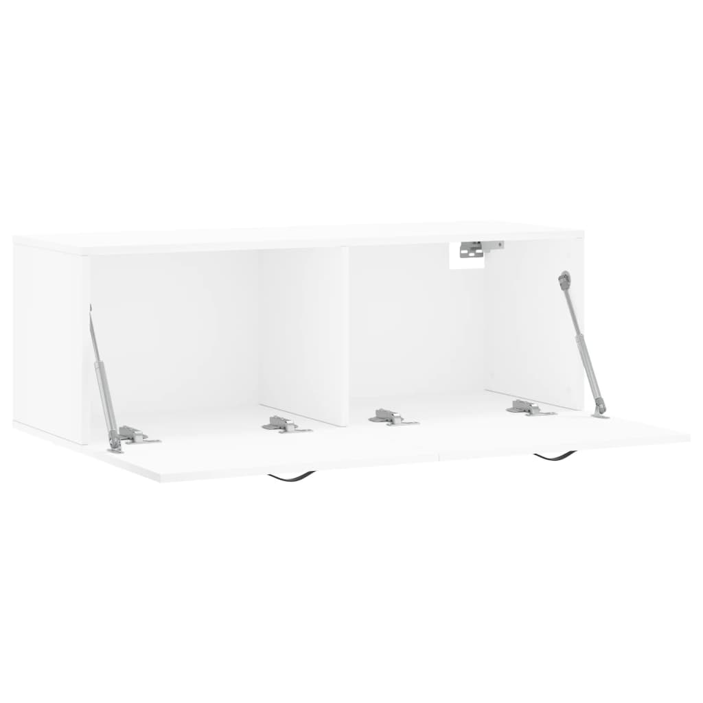 Wall Cabinet White 100x36,5x35 cm Engineered Wood