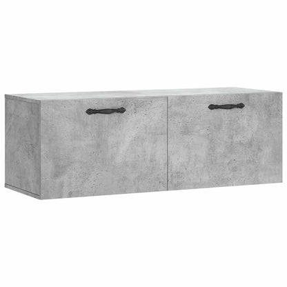 Wall Cabinet Concrete Grey 100x36,5x35 cm Engineered Wood