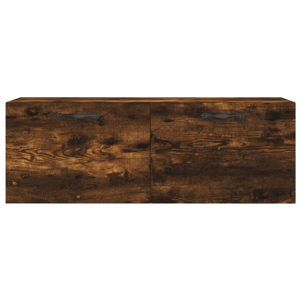 Wall Cabinet Smoked Oak 100x36,5x35 cm Engineered Wood