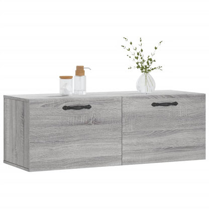 Wall Cabinet Grey Sonoma 100x36,5x35 cm Engineered Wood