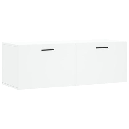 Wall Cabinet White 100x36,5x35 cm Engineered Wood