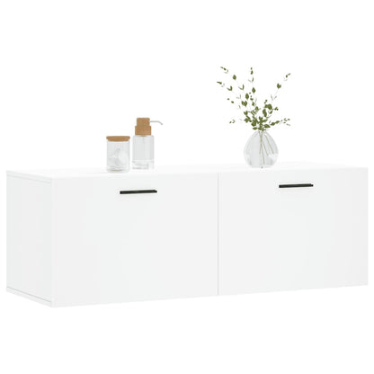Wall Cabinet White 100x36,5x35 cm Engineered Wood