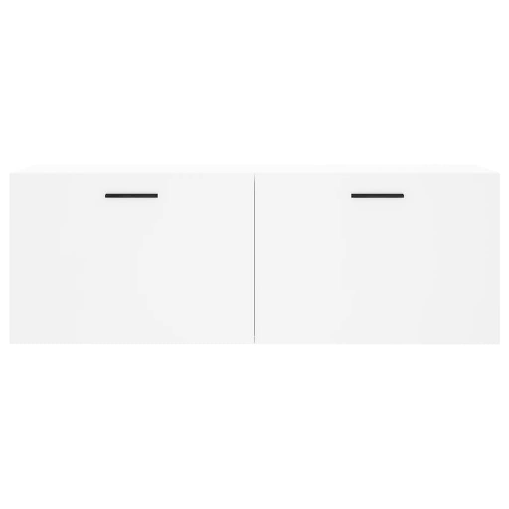 Wall Cabinet White 100x36,5x35 cm Engineered Wood