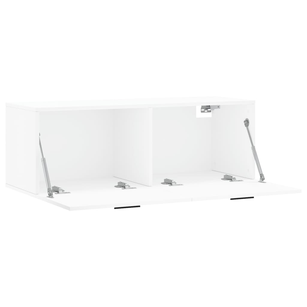 Wall Cabinet White 100x36,5x35 cm Engineered Wood