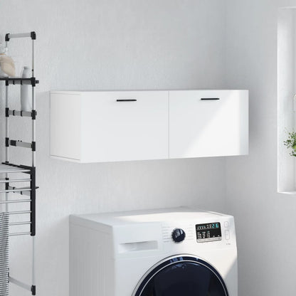 Wall Cabinet White 100x36,5x35 cm Engineered Wood