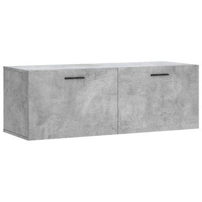 Wall Cabinet Concrete Grey 100x36,5x35 cm Engineered Wood