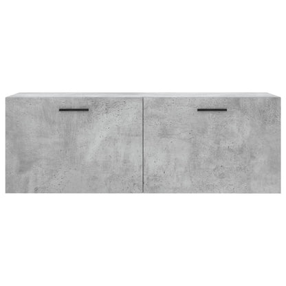 Wall Cabinet Concrete Grey 100x36,5x35 cm Engineered Wood