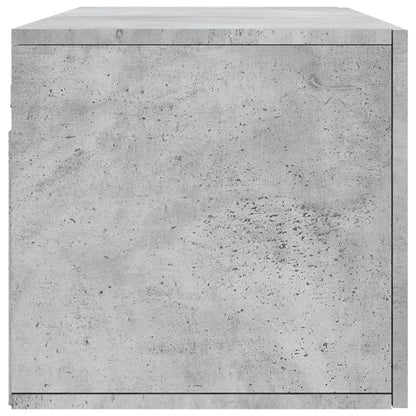 Wall Cabinet Concrete Grey 100x36,5x35 cm Engineered Wood
