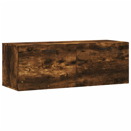 Wall Cabinet Smoked Oak 100x36,5x35 cm Engineered Wood