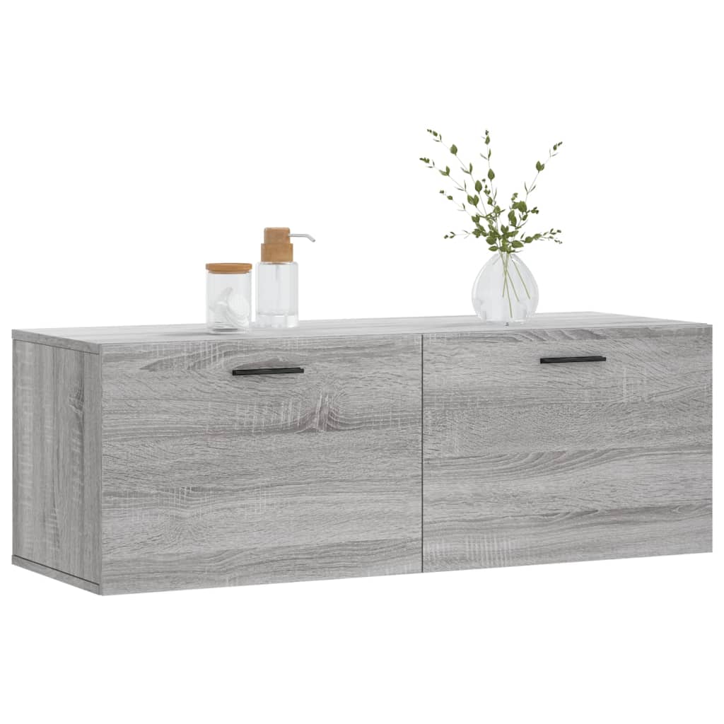 Wall Cabinet Grey Sonoma 100x36,5x35 cm Engineered Wood