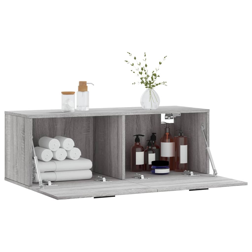 Wall Cabinet Grey Sonoma 100x36,5x35 cm Engineered Wood