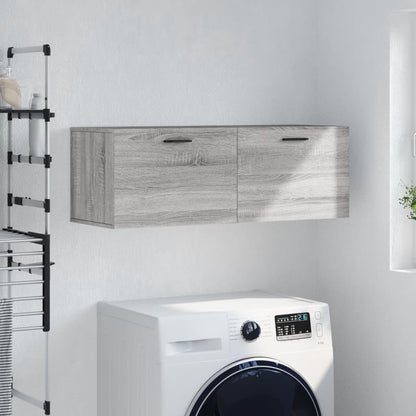 Wall Cabinet Grey Sonoma 100x36,5x35 cm Engineered Wood