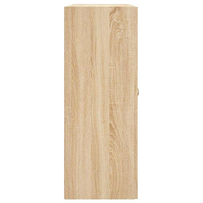 Wall Mounted Cabinet Sonoma Oak 69.5x34x90 cm Engineered Wood