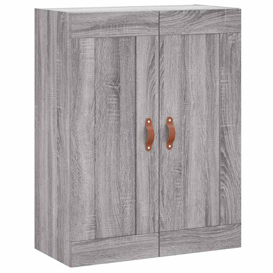 Wall Mounted Cabinet Grey Sonoma 69.5x34x90 cm Engineered Wood