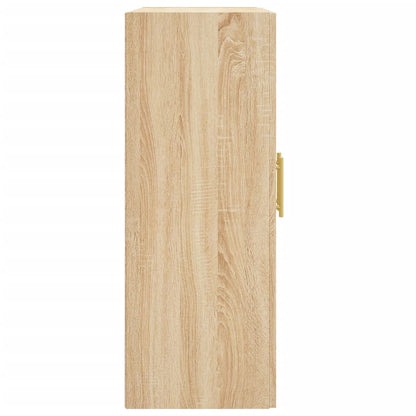 Wall Mounted Cabinet Sonoma Oak 69.5x34x90 cm Engineered Wood