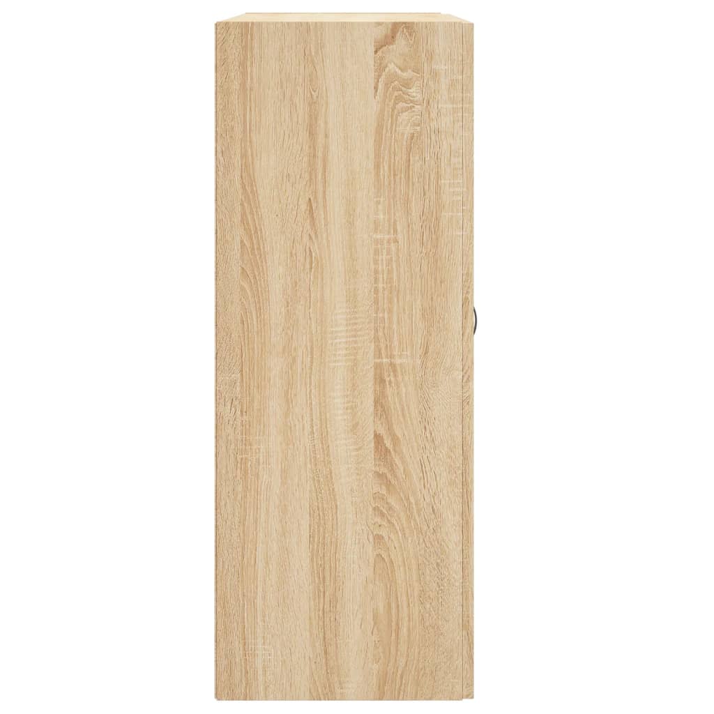 Wall Mounted Cabinet Sonoma Oak 69.5x34x90 cm Engineered Wood