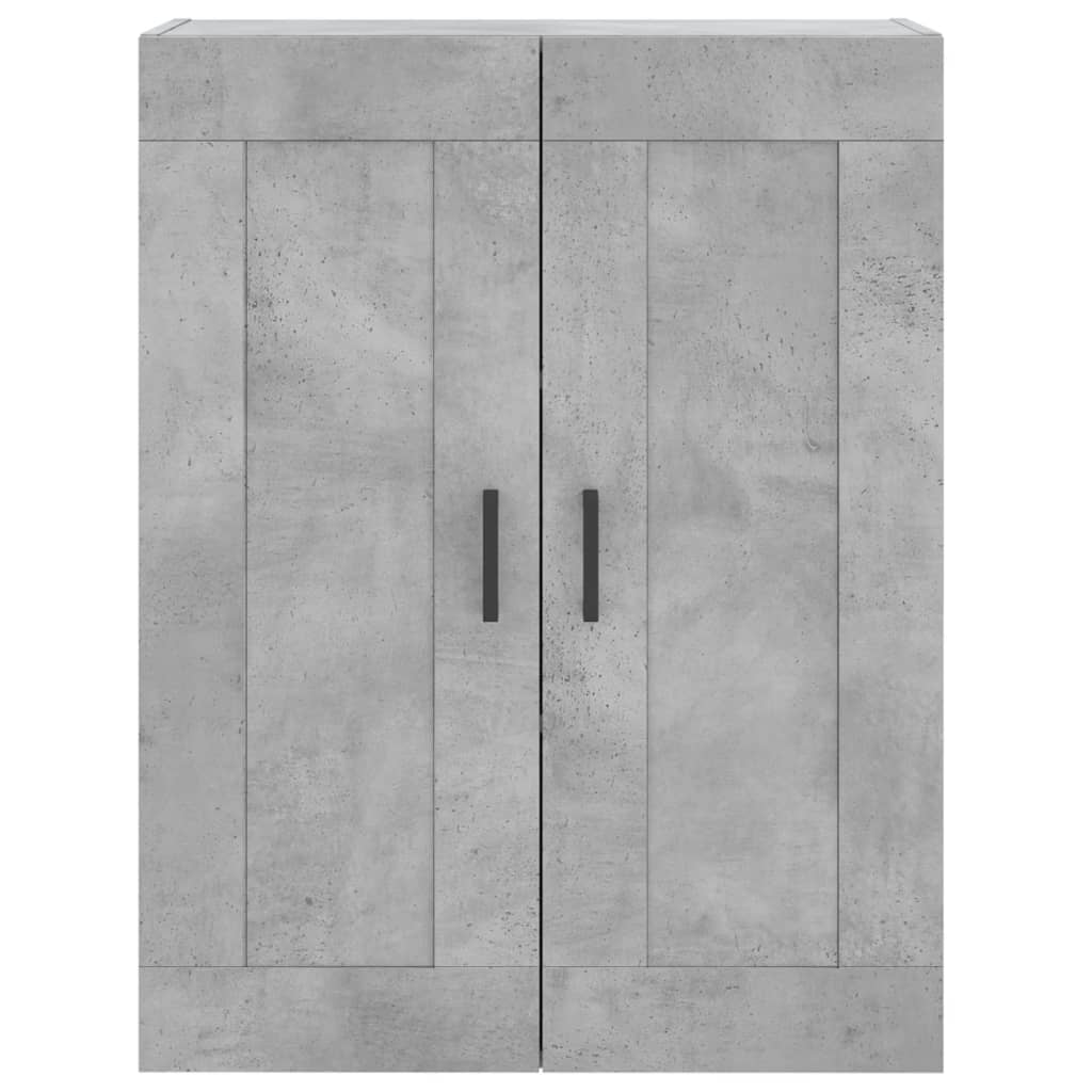 Wall Mounted Cabinet Concrete Grey 69.5x34x90 cm Engineered Wood