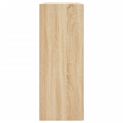 Wall Mounted Cabinet Sonoma Oak 69.5x34x90 cm Engineered Wood