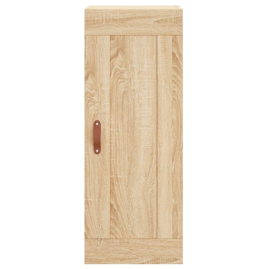 Wall Mounted Cabinet Sonoma Oak 34.5x34x90 cm Engineered Wood