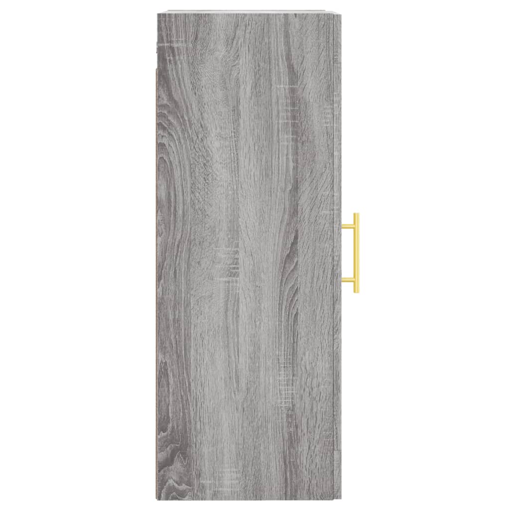 Wall Mounted Cabinet Grey Sonoma 34.5x34x90 cm Engineered Wood